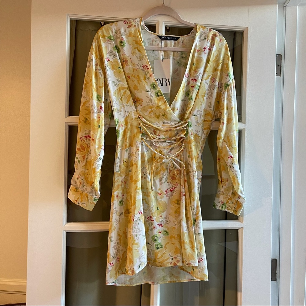 ZARA floral dress